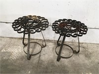 Very Cute Metal Side Tables
