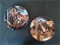 Lot of 2 Indiana Jones Collectible Plates