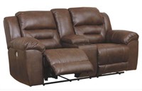 Power Reclining Loveseat with Console