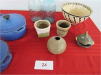 Le Creuset, quart jars, pottery