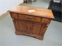 Wood console - drawer w/ double doors