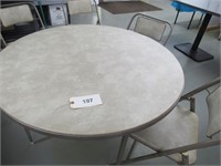 Card table & chairs - Samsonite