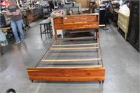 Mid-Century Cedar Full Size Bed