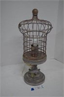 Wire Bird Cage Lamp