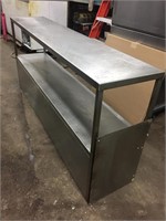 1X COUNTER TOP SERVICE SHELF 77X16X35"