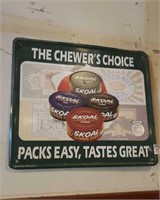 1991 Skoal metal sign
17 x 14"