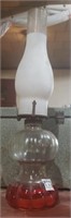 Oil Lamp Frosted Chimney