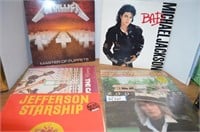LP Records Michael Jackson, Metallica , Jefferson