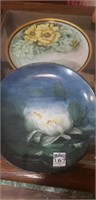 Antique hand painted Austrian plates 
No chips