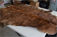 Large Cow Hide Rug 86 X 90. Like New Excellent