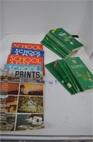 School Art Books & Michelin Travel Books