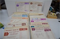 Box of Tv & Radio Folder Set Repair Manuals