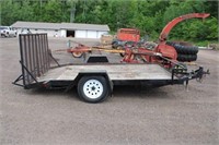 Single axle utility trailer