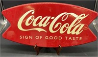 Coca Cola Sign of Good Taste Metal Sign