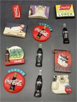 Collection of 12 Coca Cola Magnets