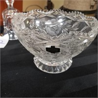 small candy dish - 24% Lead Crystal