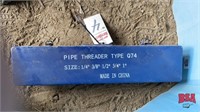 Pipe Threader Kit, Type Q74, 1/4" To 1"