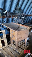 Sears Craftsman 10” radial arm saw w/wood stand