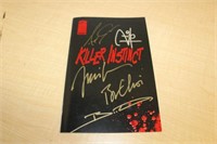 KILLER INSTINCT AUTOGRAPHED BY 5