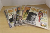 SELECTION OF SKETCH COMIC BOOKS
