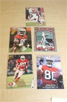 SELECTION OF JERRY RICE TRADING CARDS