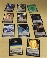 SELECTION OF STARWARS GAMING CARDS 1ST DAY PRINT'G