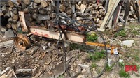 Custom built wood splitter,