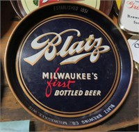 Blatz Milwaukee's Finest Bottled Beer Tray