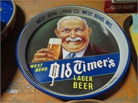 West Bend Old Timer's Lager Beer Tray