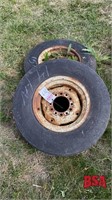 14 Inch And 15 Inch Implement Rims W/ Tires