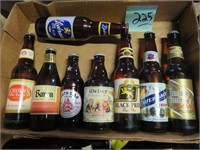 8 WI Brewery Glass Beer Bottles