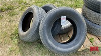 4 – matched 14 inch Trailer tires