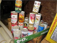 Box & Flat of Beer Cans