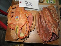 3 Baseball Gloves
