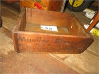 Mueller Brass Co. Michigan Wood Box