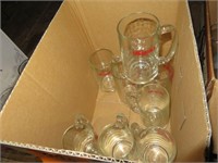 Set of 8 Hamm's Glass Mugs