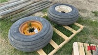 2 – 12.5 L – 15 implement tires with 6 bolt rims