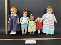 Lot of 5 Dolls - See Description