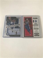 ASSORTED 2 CARD LOT OF JOEL EMBIID CARDS