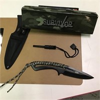 Survival stainless steel custom design knife with