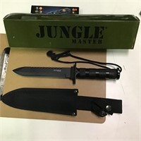 Jungle master knife with sheath