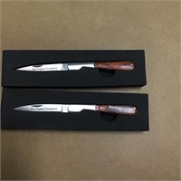 Firefighter toothpick knife set