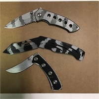 Dakota, Sarge, and Frost cutlrey knife set of 3