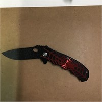 Spider knife (red)