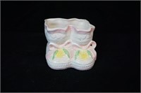 Vintage Baby Shoe Planter