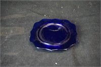 Cobalt Blue Decorative Plate