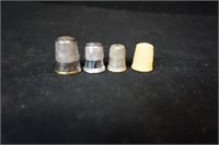 Collection of Four Thimbles