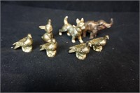 Collection of Brass Animals