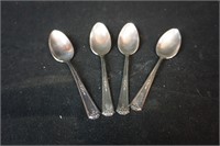 Four Tutor Plate Spoons