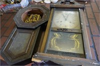 Two Antique Clocks   Need TLC